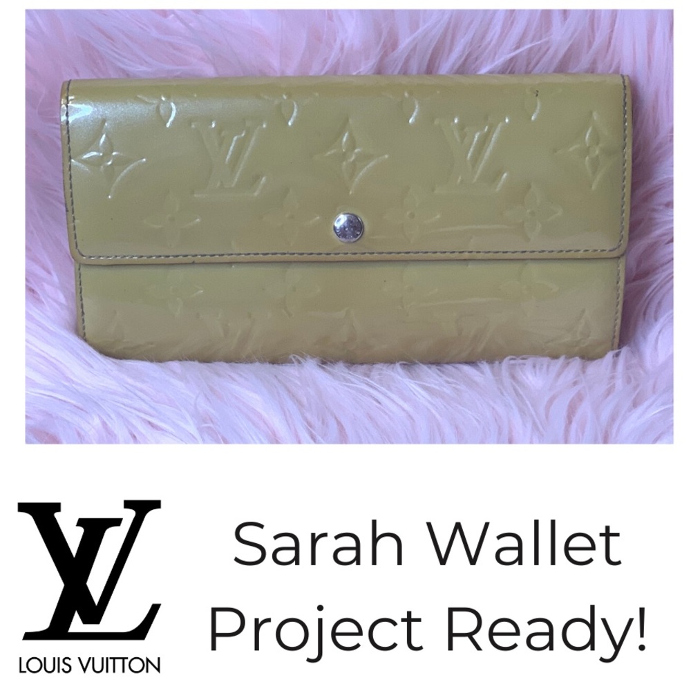 Project Ready! Louis Vuitton Monogram Vernis Sarah Wallet